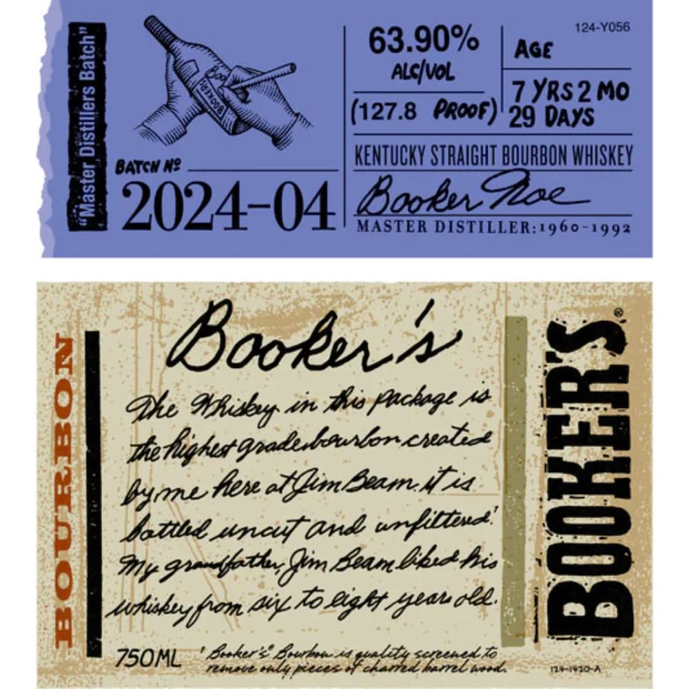 Booker's Bourbon 2024 04 Master Distiller’s Batch