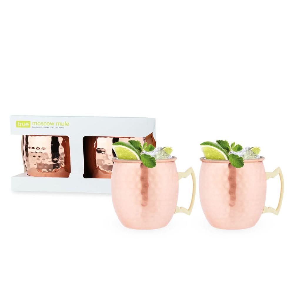 Hammered Moscow Mule Copper Mugs 19oz