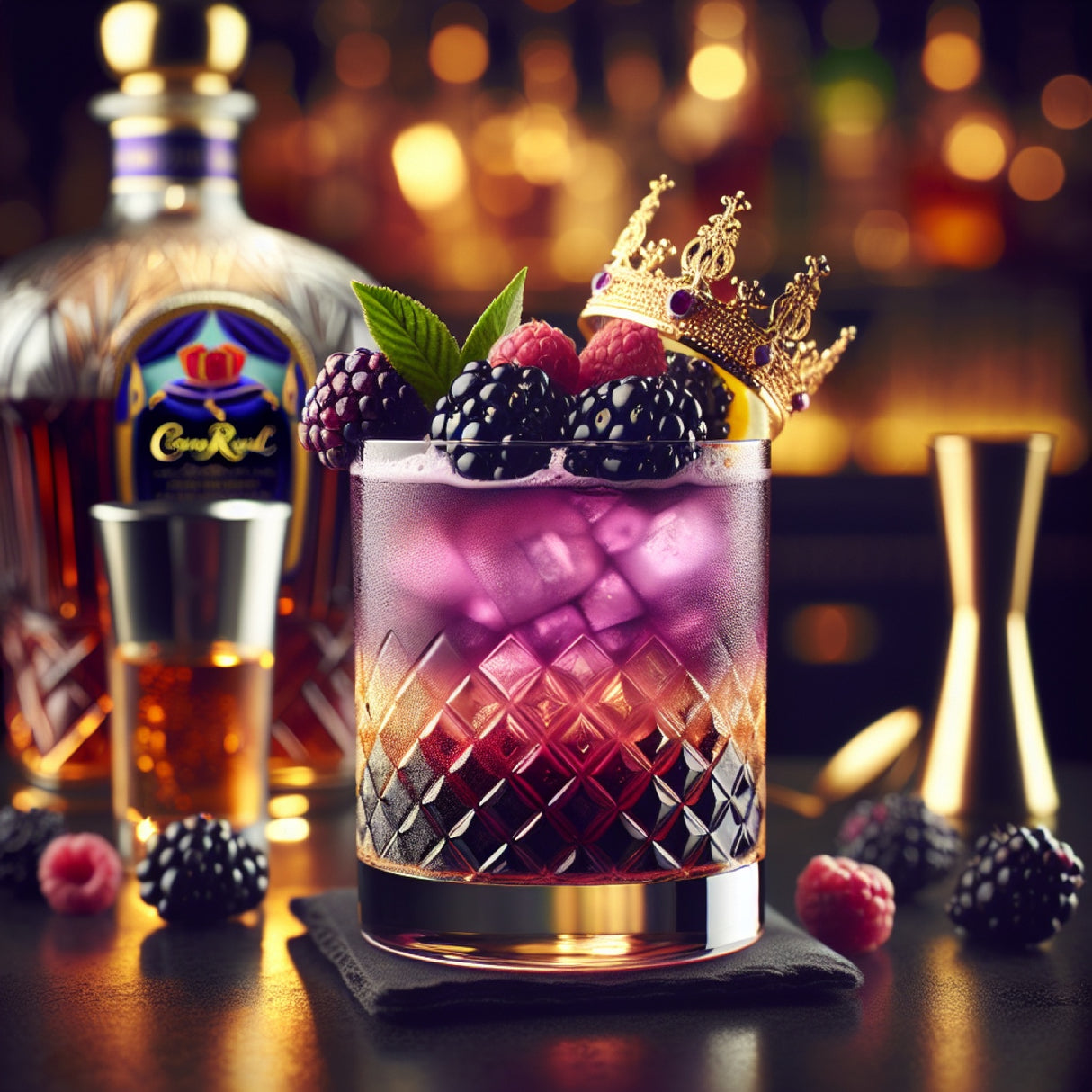 Crown Royal Blackberry Flavored Canadian Whisky 12 Pack