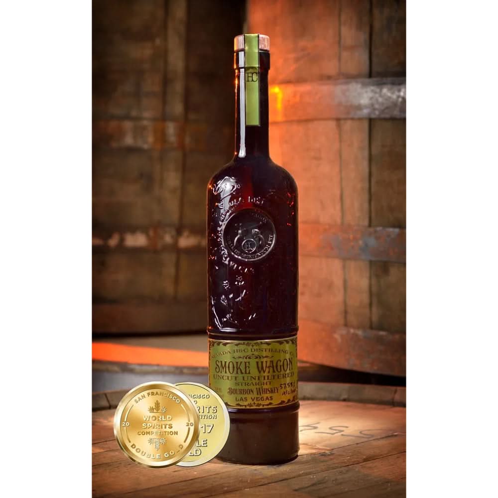 Smoke Wagon Uncut Unfiltered Straight Bourbon Whiskey