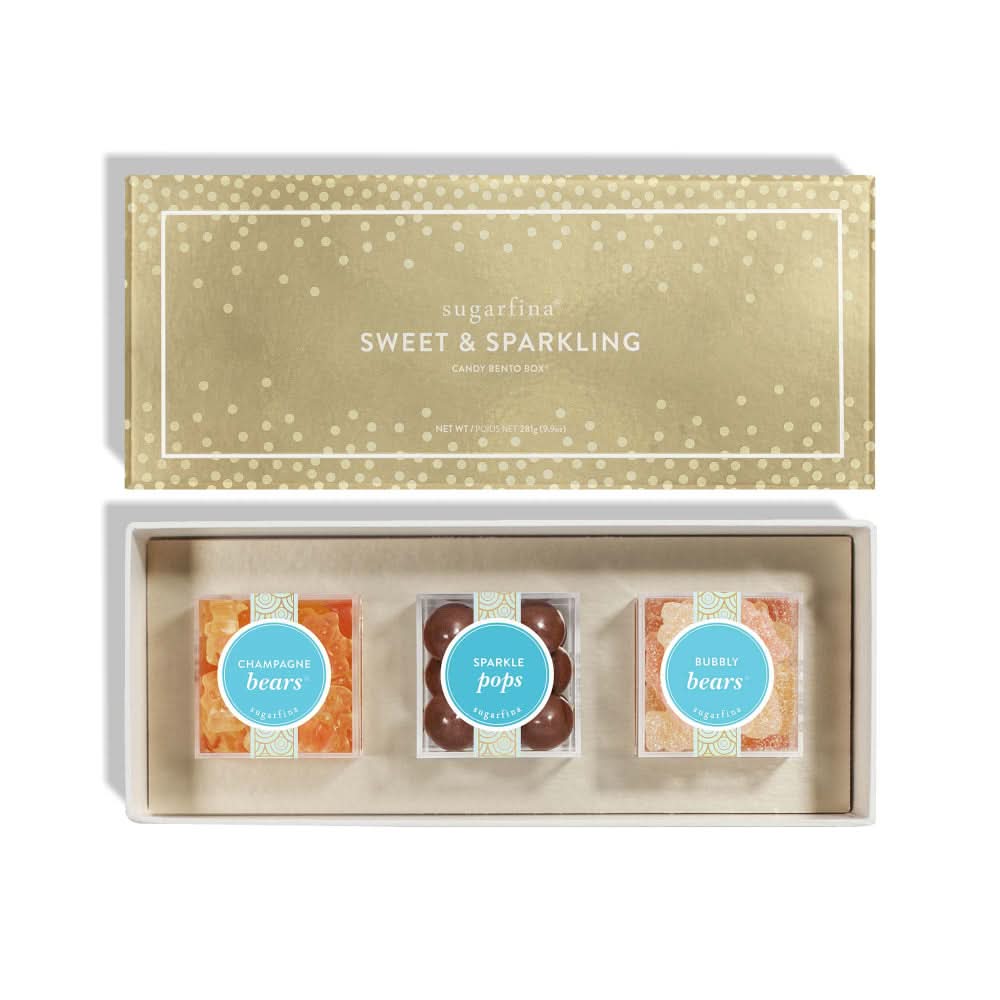 Sugarfina Sweet & Sparkling 3pc Candy Bento Box Preset