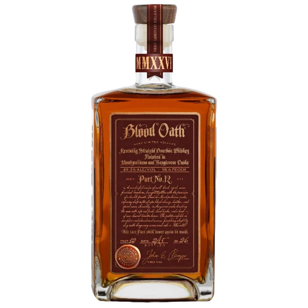 Blood Oath Pact No. 12 Kentucky Straight Bourbon Whiskey