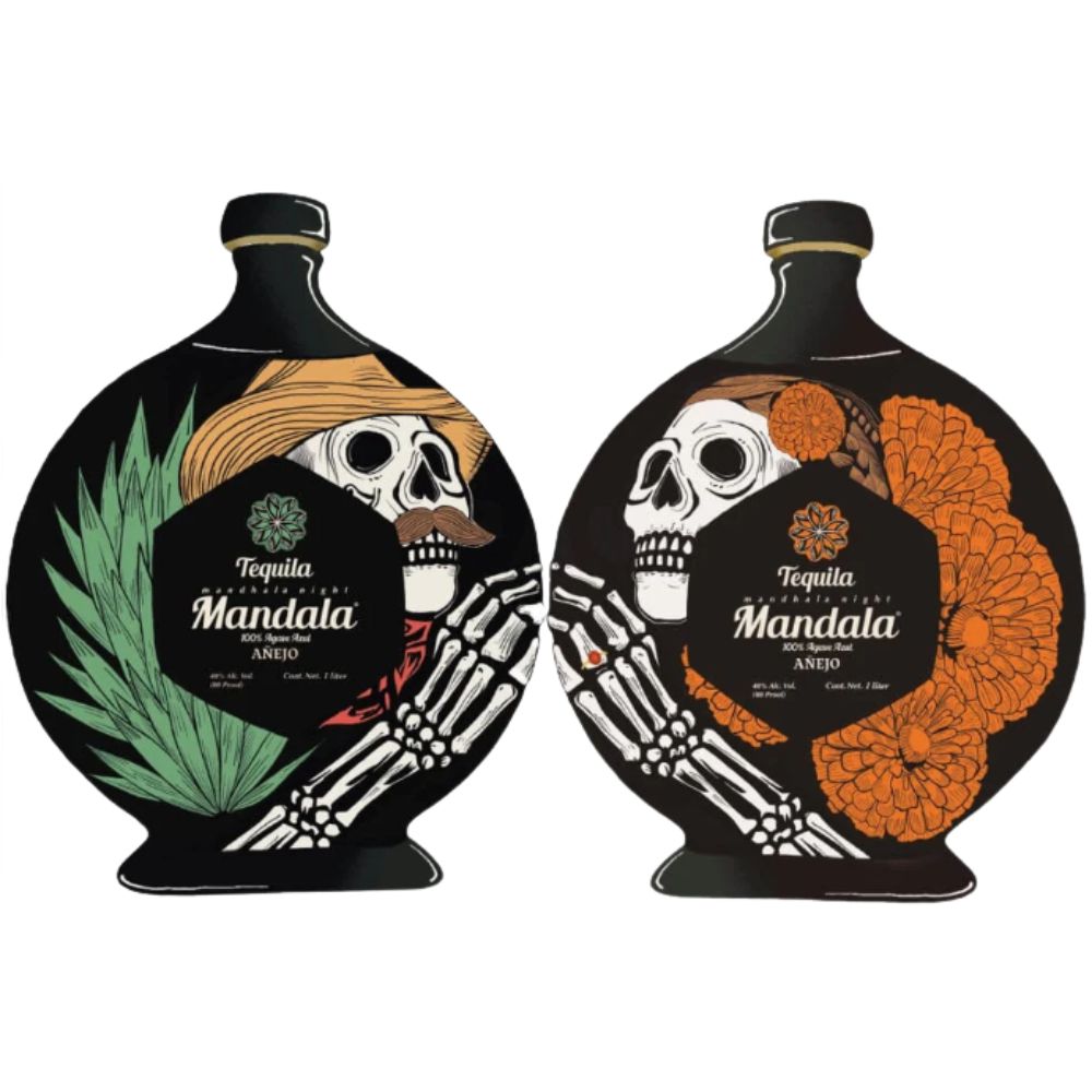 Mandala Tequila Anejo "In Life & Death" Dia de Los Muertos 2025 Edition Bundle