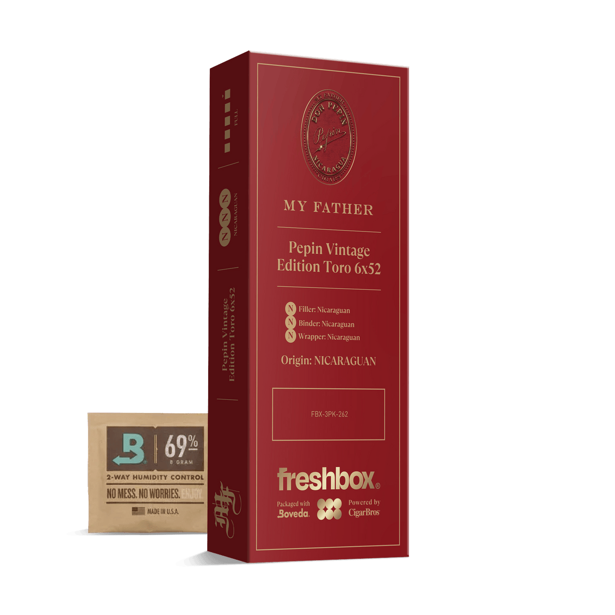 My Father Pepin Vintage Edition Toro 6x52 FreshBox | 3-Pack