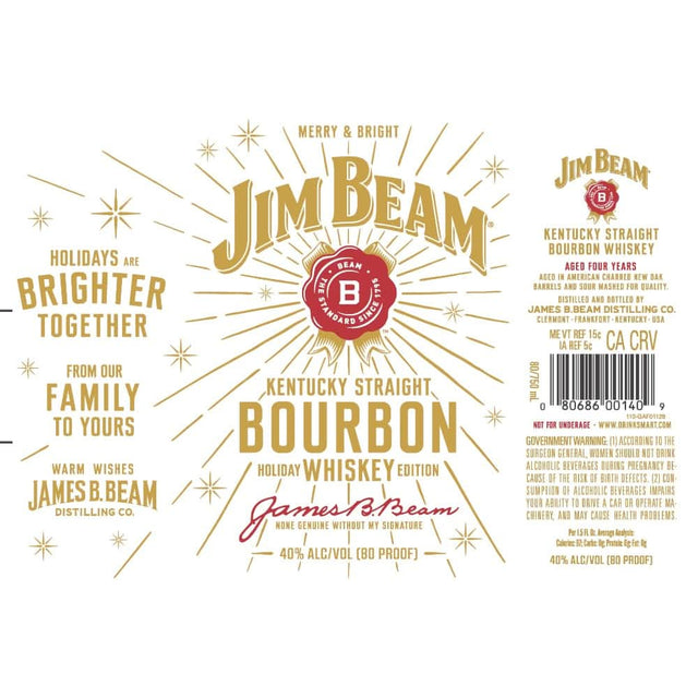 Jim Beam Holiday Edition Bourbon Whiskey
