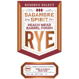 Sagamore Spirit Reserve Select Peach Mead Barrel Finish Rye Whiskey
