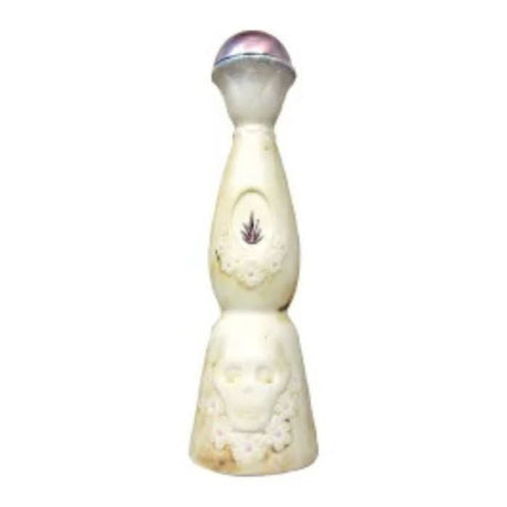 Clase Azul Día de Muertos 2020 Edition Silver Top Tequila bottle, handcrafted with intricate designs celebrating Día de Muertos, showcasing its premium quality and limited edition.