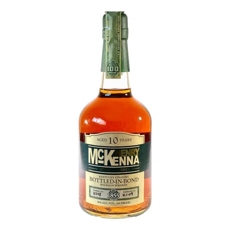 Henry McKenna 10 Year Old Single Barrel Bourbon Whiskey Bottled in Bond