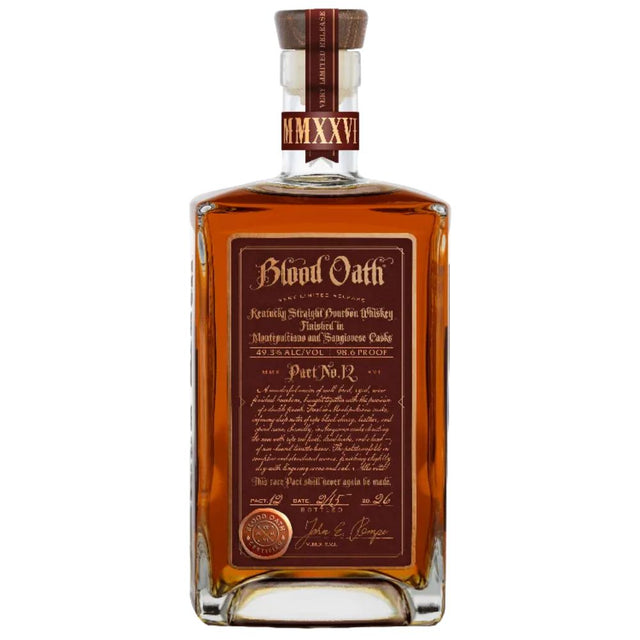 Blood Oath Pact No. 12 Kentucky Straight Bourbon Whiskey