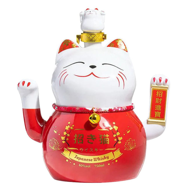 Lucky Cat Maneki-Neko Japanese Whisky